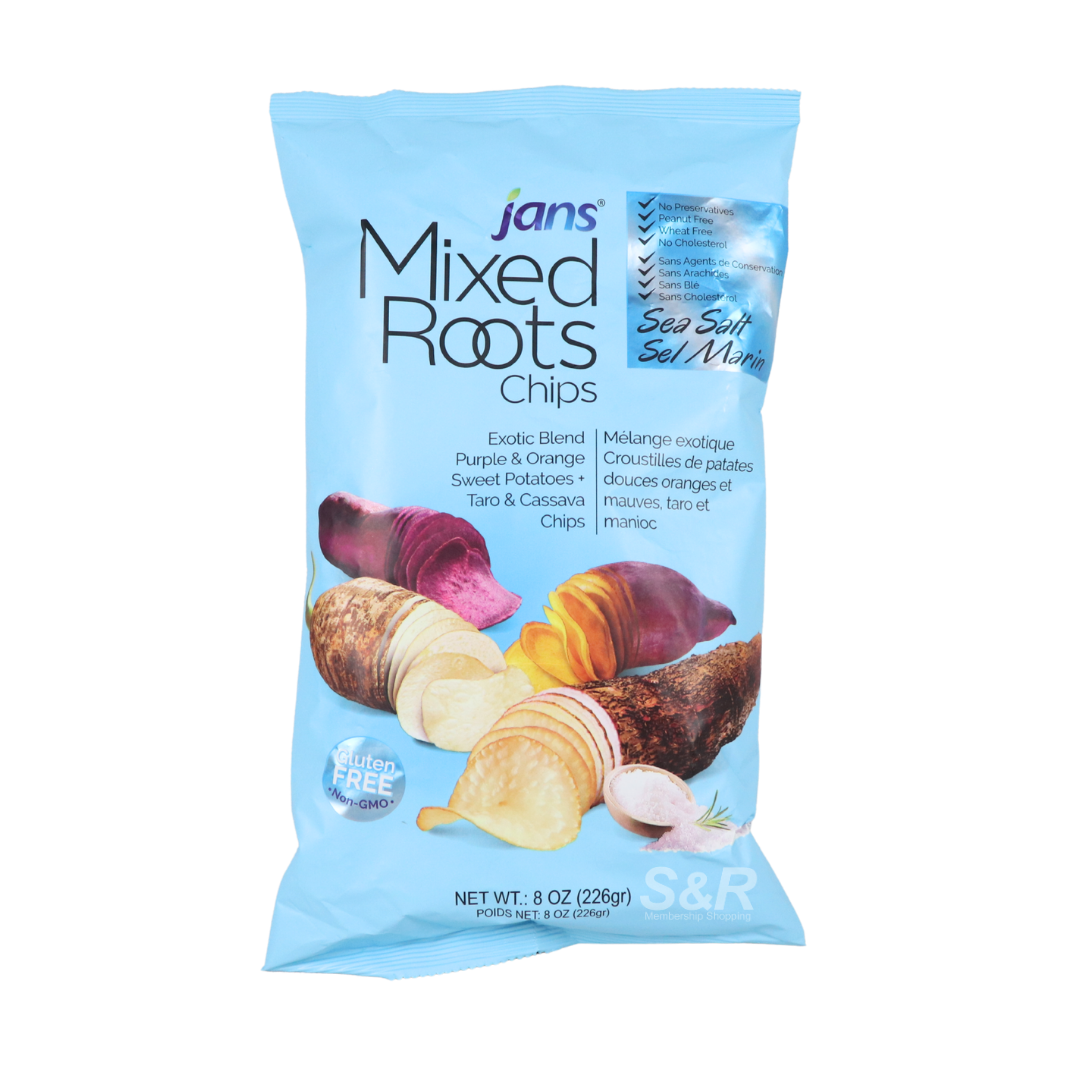 Jans Mixed Roots Sea Salt Chips 226g